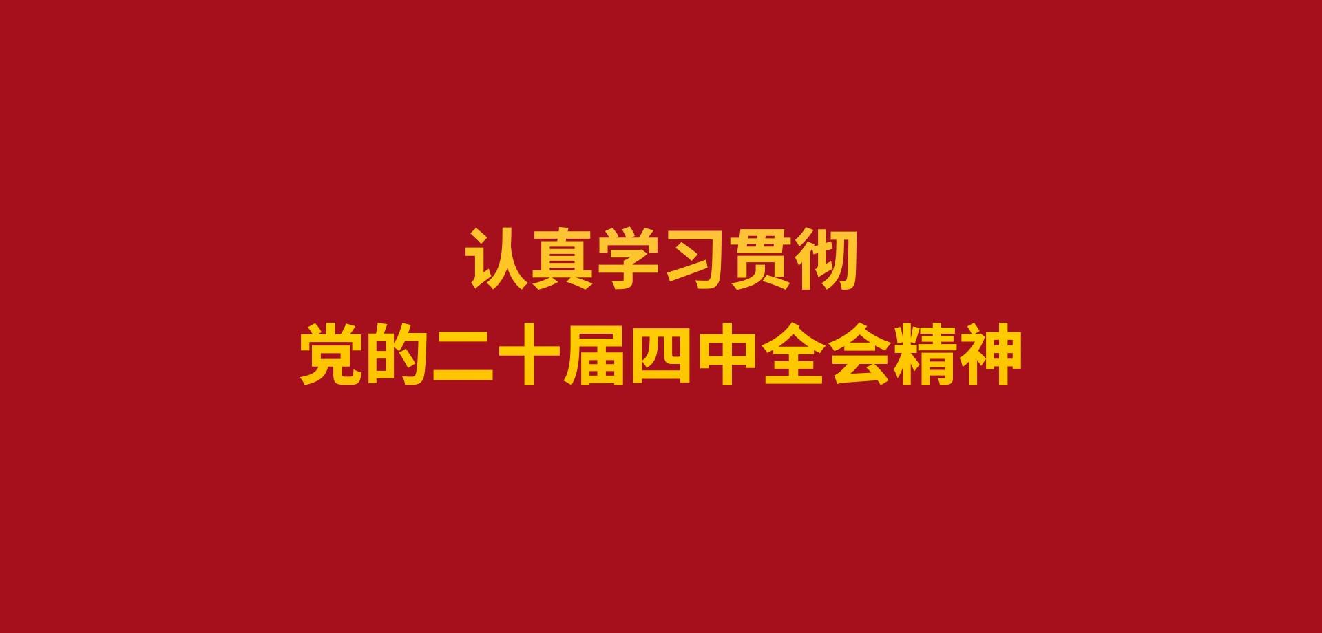 认真学习贯彻党的二十届四中全会精神